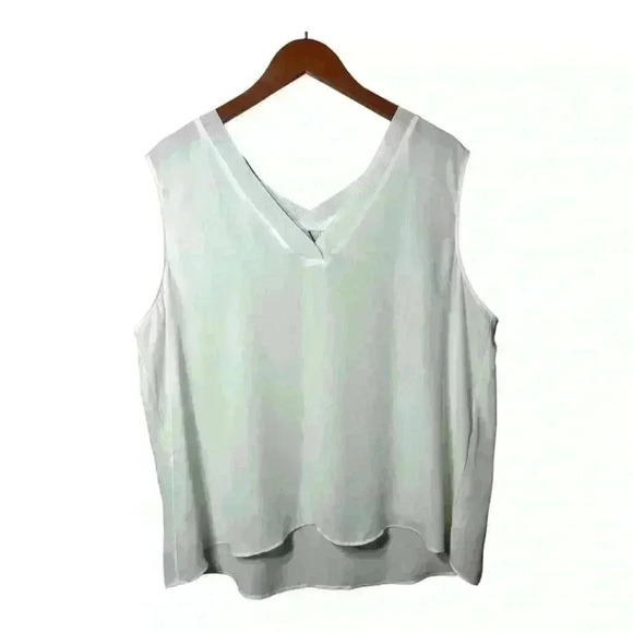 Covington Sheer Tank Blouse XXL - Picture 4 of 7